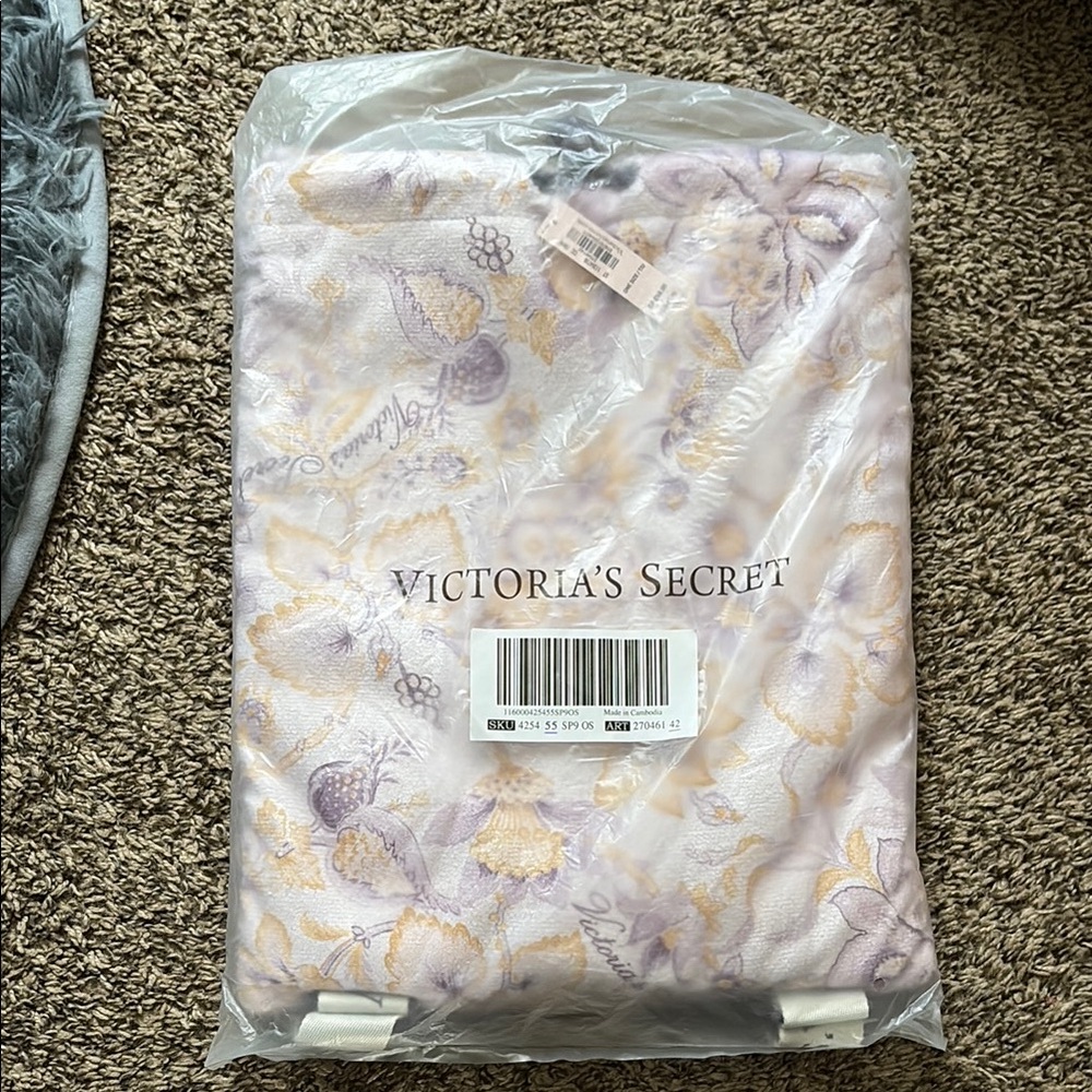 Victoria's Secret towel and bag